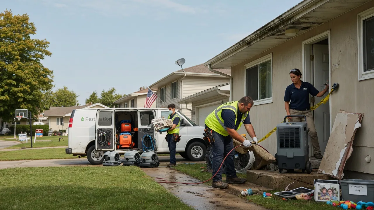 Water Damage Restoration in Knoxville, IL near me